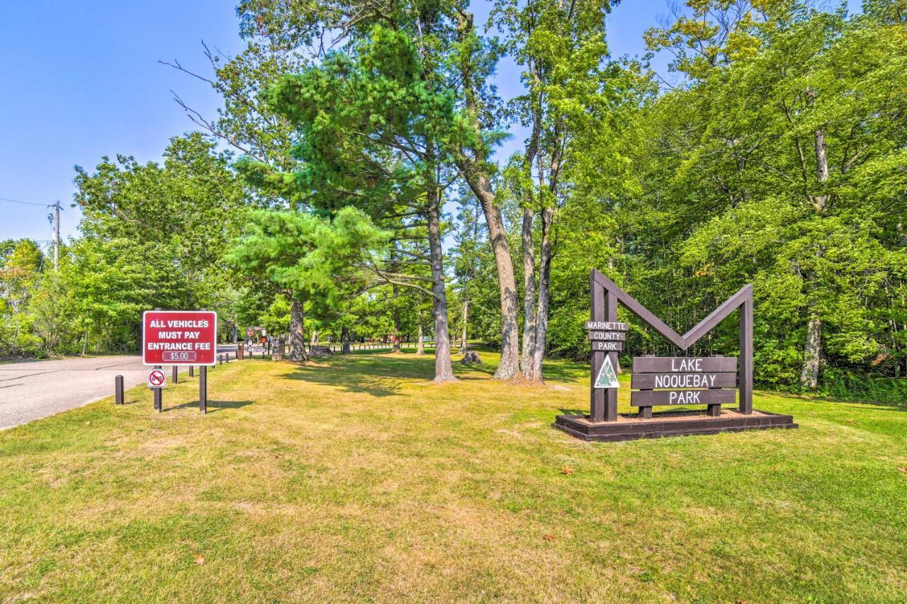 Crivitz Lakefront Escape With Boat Dock And Slip! Exterior foto